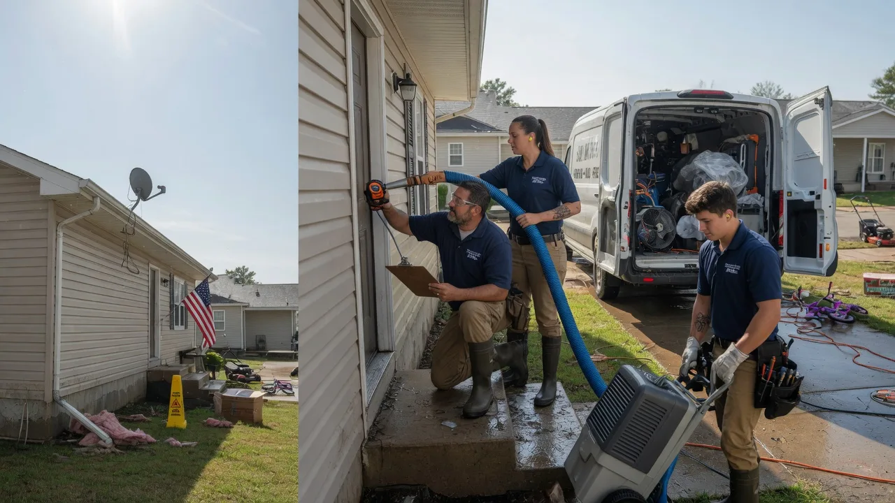 Ceiling Water Damage Restoration in Ladd, IL near me